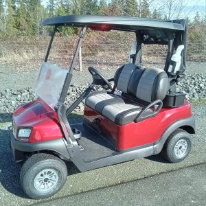 2025 Club Car Tempo Lithium Candy Apple Red Golf Cart