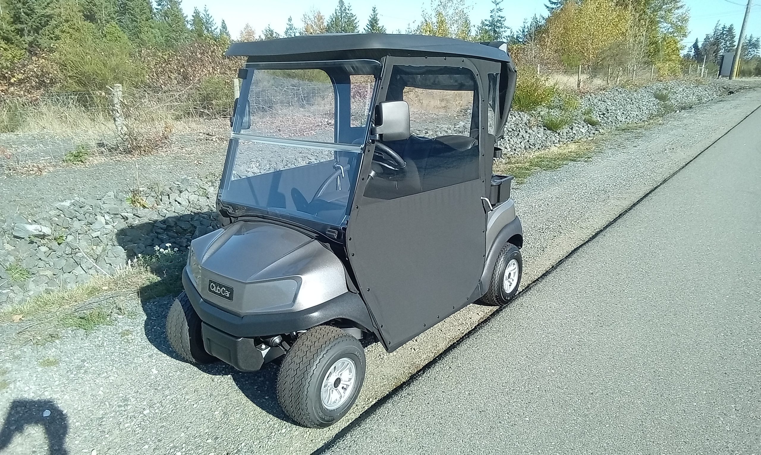 2025 Club Car Tempo Electric, Metallic Platinum