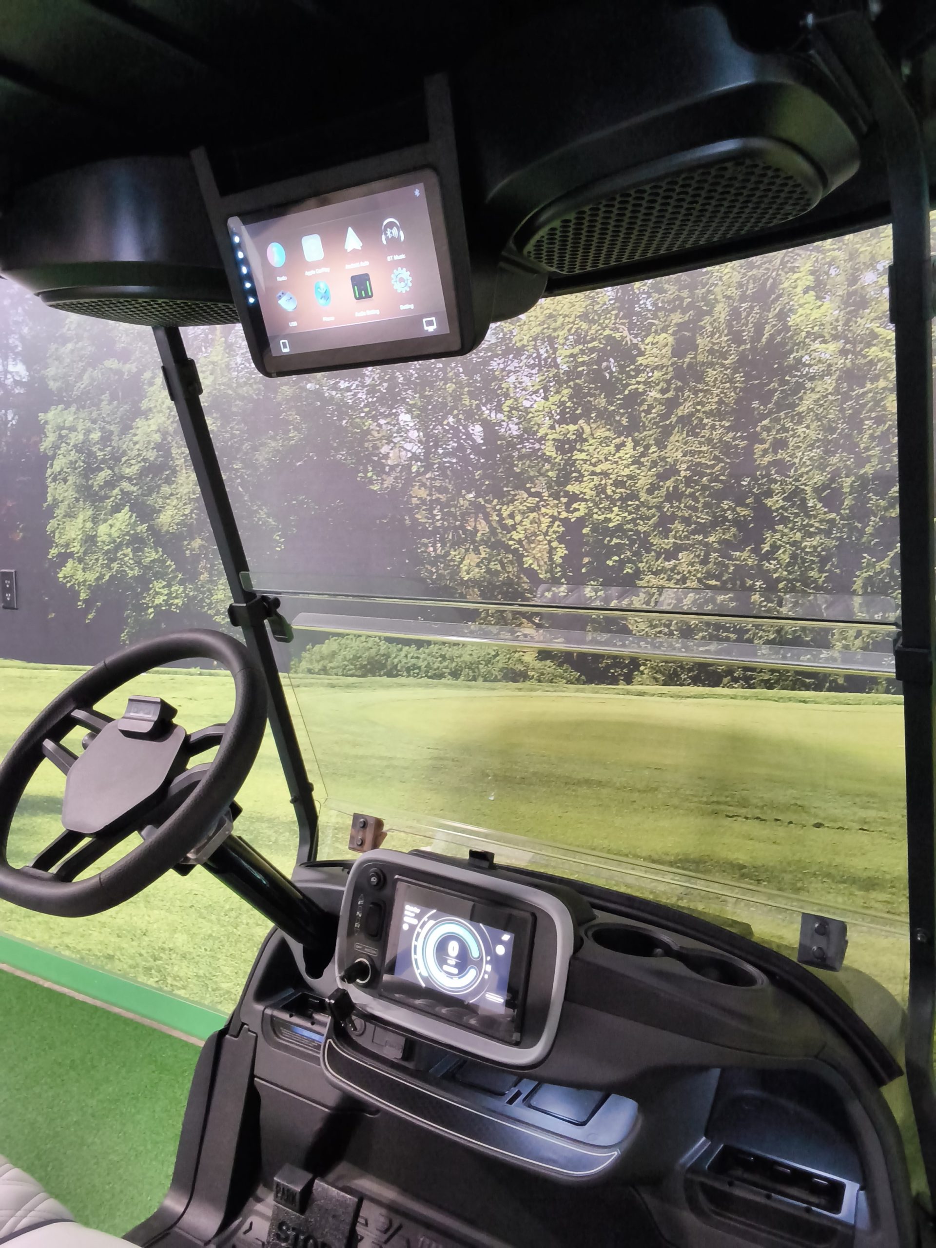2027 Club Car Onward Lithium, Metallic Black with Apple CarPlay and Android Auto. - Image 5