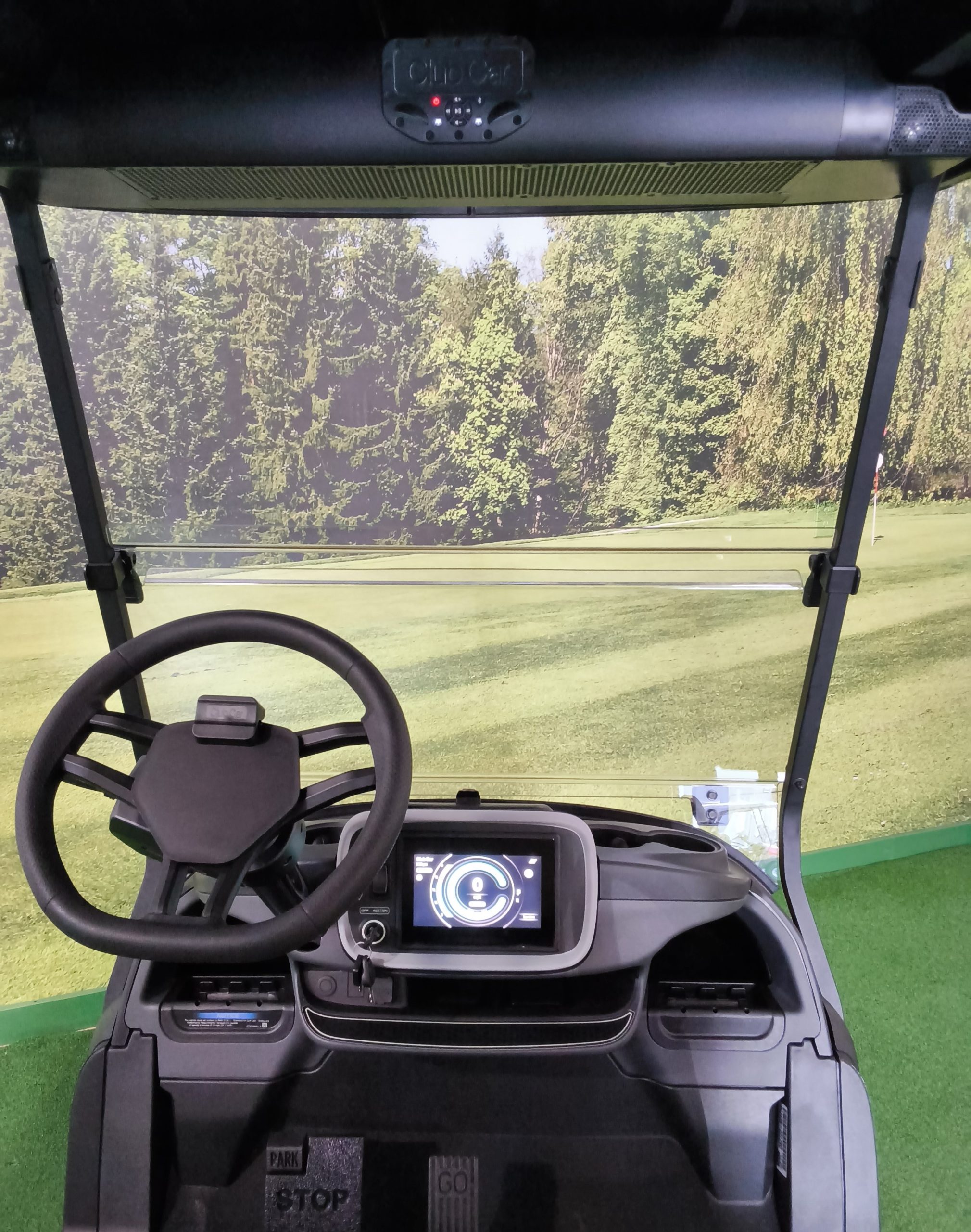2027 Club Car Onward Lithium, Metallic Midnight Silver with Premium Sound Bar - Image 3