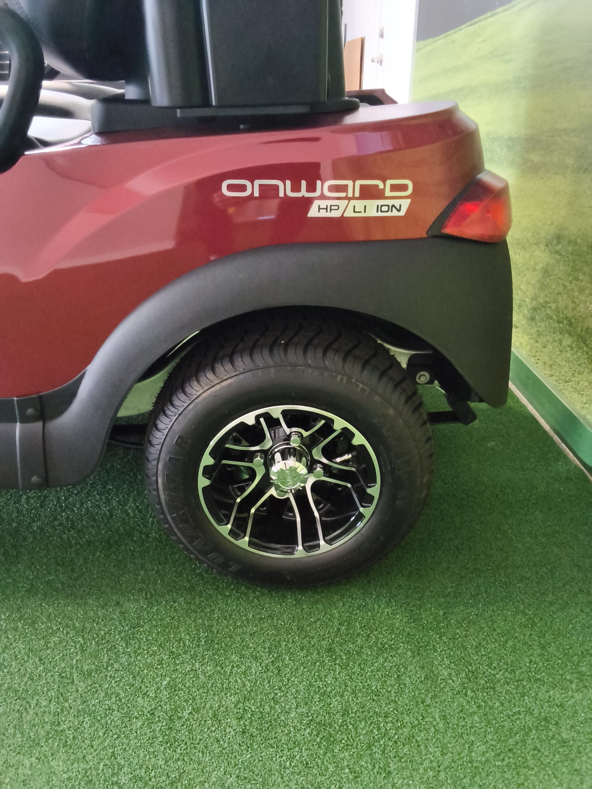 2027 Club Car Onward Lithium, Metallic Candy Apple Red with Premium Sound Bar. - Image 3